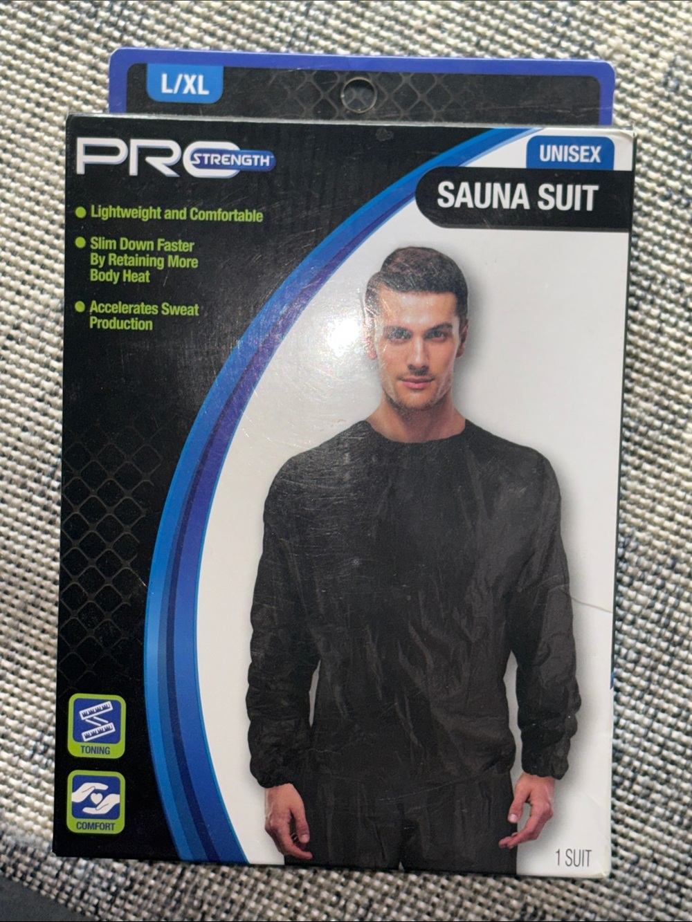 Unisex Sauna Suit - Black (L/XL)